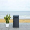 Safavieh Serapis Trash Bin, Black PAT7511A